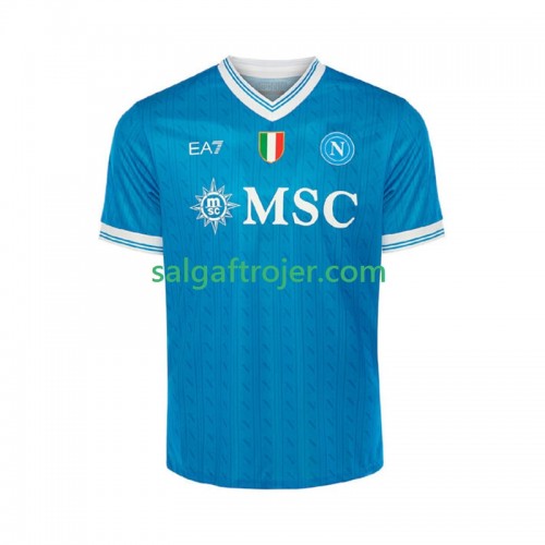 Napoli Fodboldtrøjer Hjemmebanesæt 2025/26 Kort ærmer Napoli Fodboldtrøjer Hjemmebanesæt 2025/26 Kort ærmer